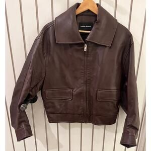 Urban Revivo Vegan Leather Jacket